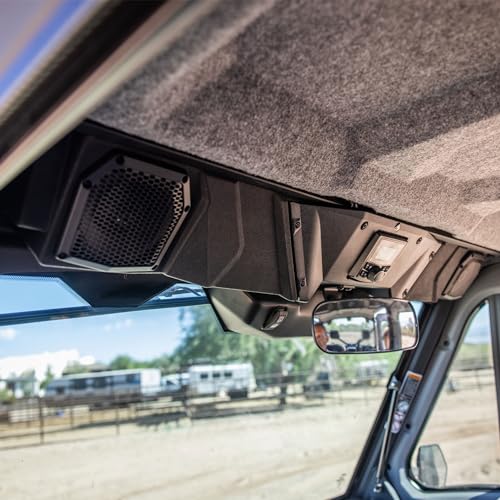 Rockford Fosgate DEFEND17-STG1 Complete Audio Roof System – Two Speaker, 50-Watt Amplified Audio System with PMX-1 Marine Grade Media Receiver for Select 2017+ Can-Am Defender Models Rockford Fosgate DEFEND17-STG1 Complete Audio Roof System – Two Speaker, 50-Watt Amplified Audio System with PMX-1 Marine Grade Media Receiver for Select 2017+ Can-Am Defender Models